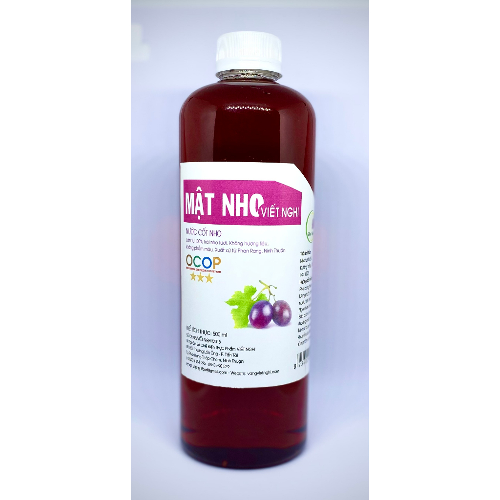 MẬT NHO (NƯỚC CỐT NHO) VIẾT NGHI 500ML
