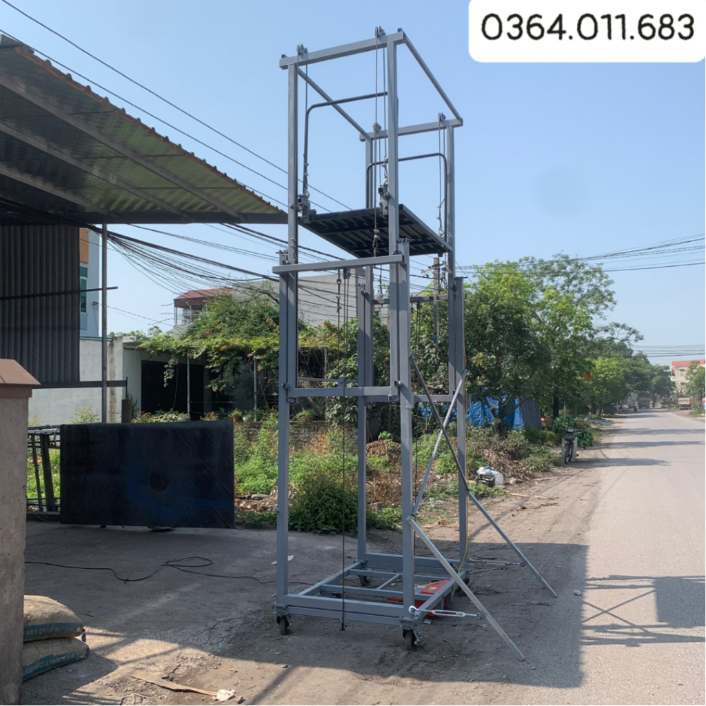 Giàn Giáo Điện 220v ( Kích thước tùy chỉnh ) - Thiết bị nâng hạ an toàn và hiệu quả