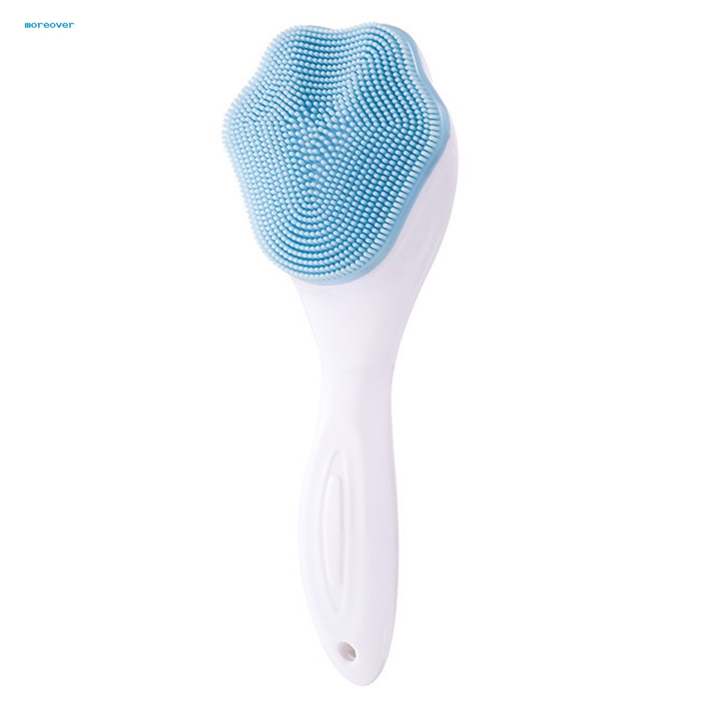 Bàn Chải Silicone Rửa Mặt Cầm Tay Hình Dấu Chân Mèo Thông Dụng