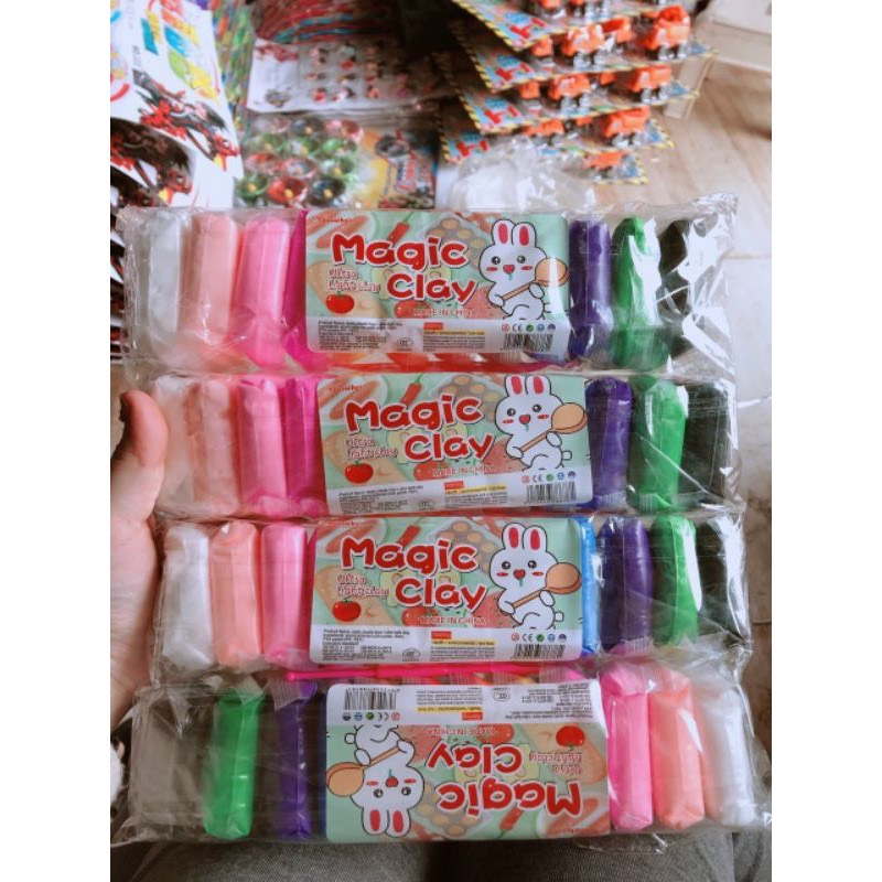đất sét nhật, cát động lực, magic clay 12 màu