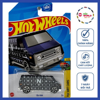 Xe mô hình hot wheels basic 70s van hkk16.