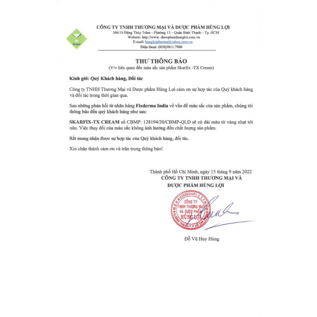 Fixderma Skarfix-Tx Cream 15G - Kem Giảm Thâm, Nám, Tàn Nhang, Đốm Đen