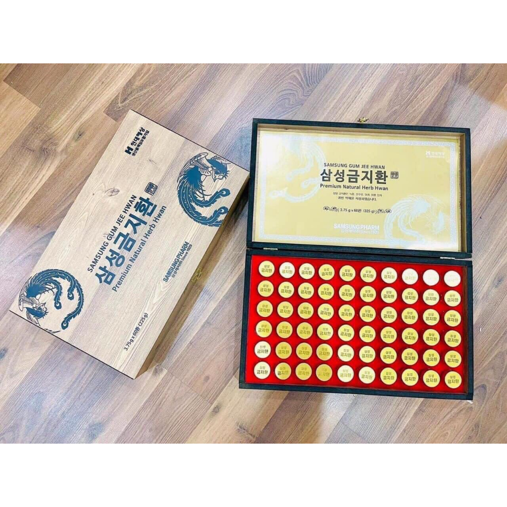 Hộp Bổ Não Gỗ Sam Sung Gum Jee Hwan - 60 Viên