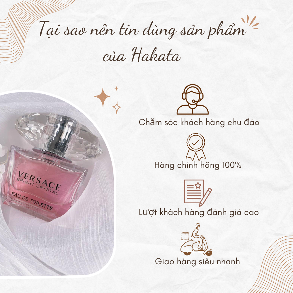 Nước hoa nữ Versace Bright Crystal EDT chiết 10ml thơm lâu, sang trọng, cuốn hút- Hakata Official