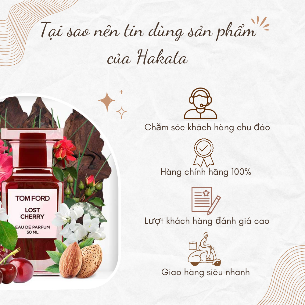 Nước hoa nữ Tom Ford Lost Cherry chiết 10ml thơm lâu quyến rũ-Hakata Official