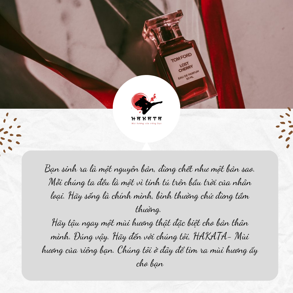 Nước hoa nữ Tom Ford Lost Cherry chiết 10ml thơm lâu quyến rũ-Hakata Official