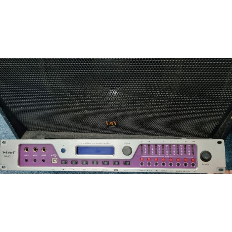 Vang số bãi THETA K6 có phần mềm chỉnh, karaoke gia đình cực hay, chỉnh tay full dễ như vang cơ