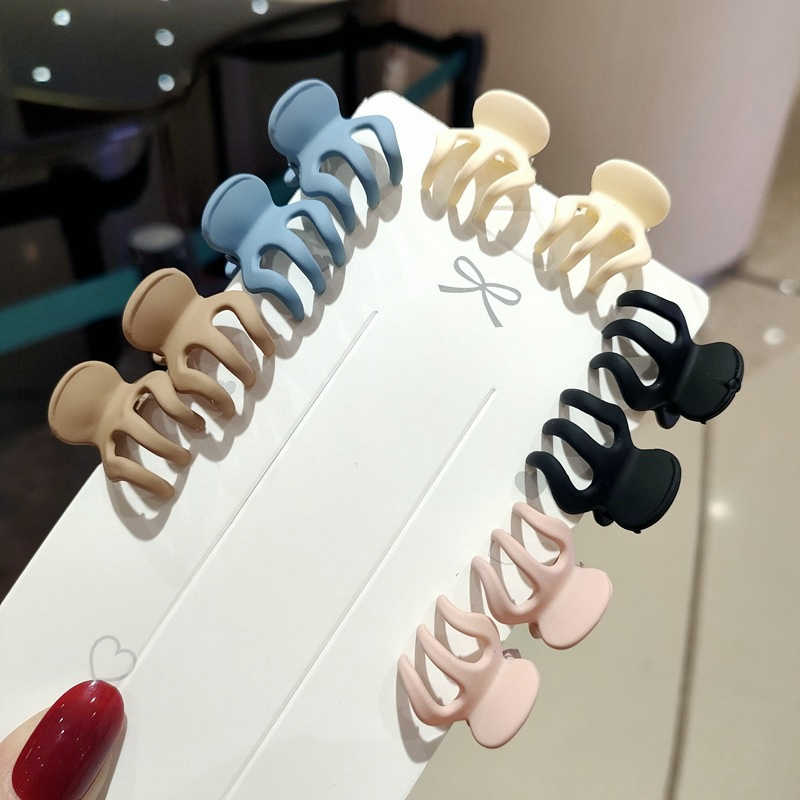 🍒🍒CHERRYKOKO Kẹp Tóc Càng Cua Mini Dễ Thương Nhiều Màu Phụ Kiện Thời Trang Cho Nữ