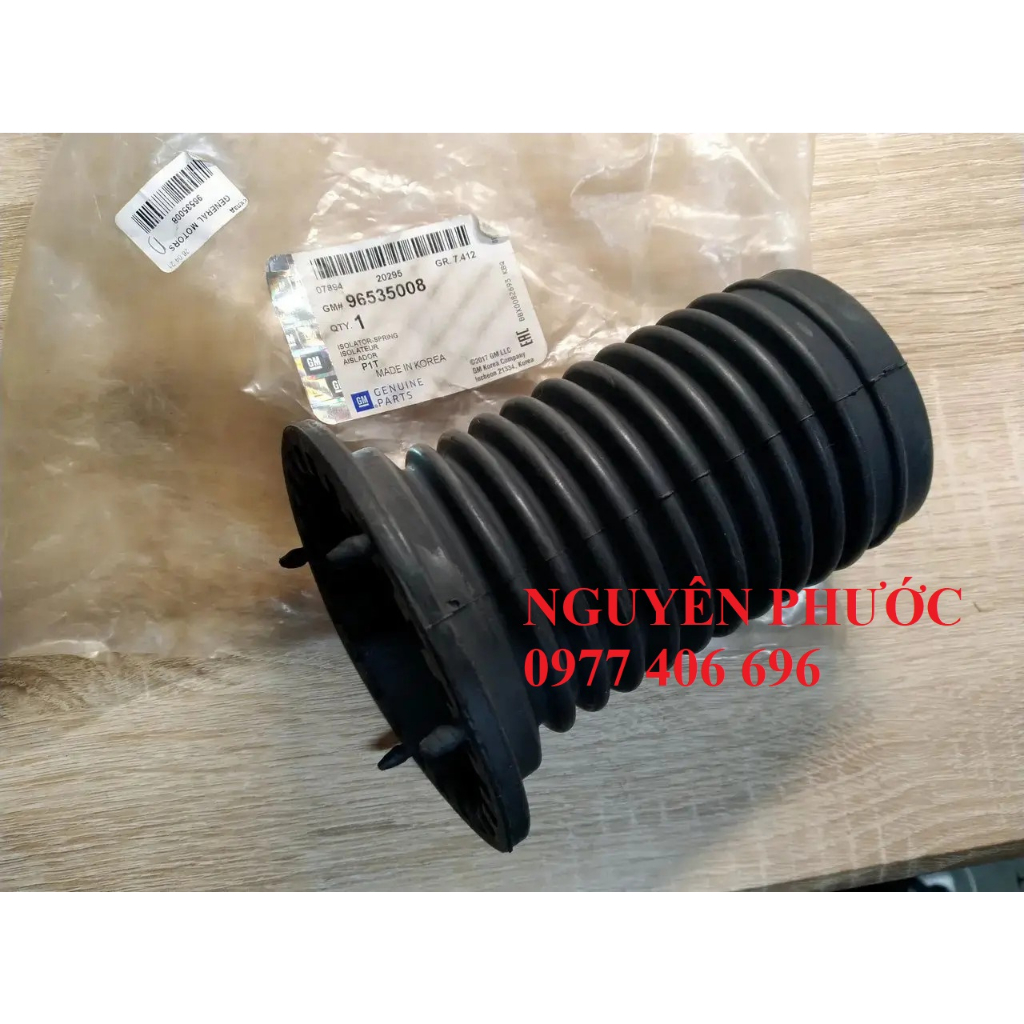 Chụp bụi phuộc nhún/giảm xóc trước CHEVROLET SPARK (MATIZ 3) - Hàng xịn GM chính hãng / 96535008