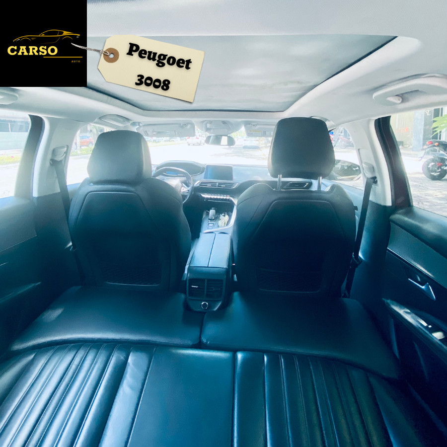 Đệm ghế sau lấp khoảng trống xe ô tô Peugeot 2008 & 3008 & 5008  thay thế cho đệm hơi chuẩn khít theo xe