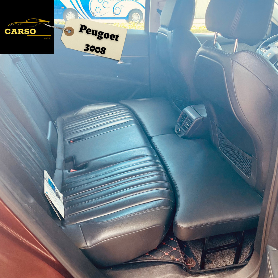 Đệm ghế sau lấp khoảng trống xe ô tô Peugeot 2008 & 3008 & 5008  thay thế cho đệm hơi chuẩn khít theo xe