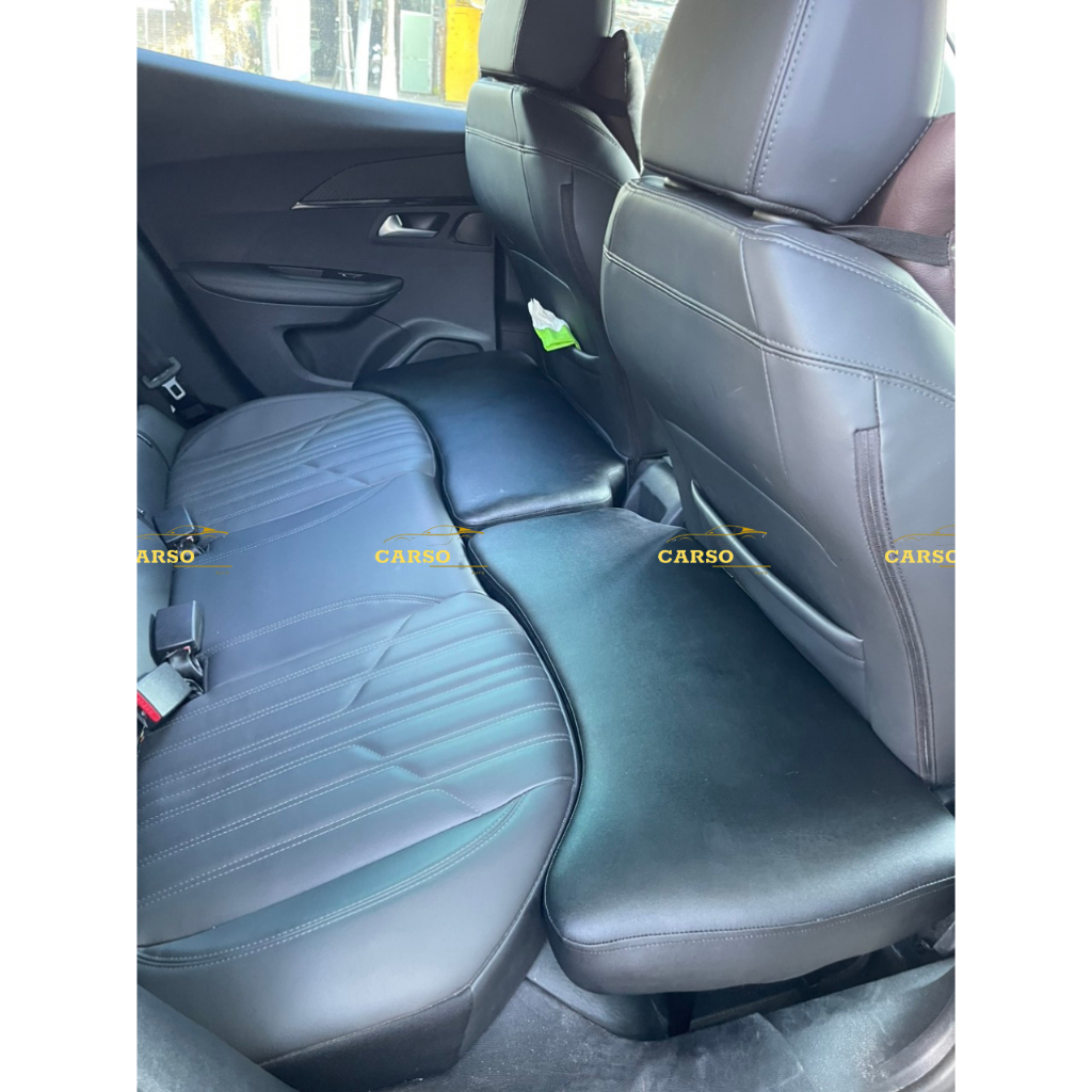 Đệm ghế sau lấp khoảng trống xe ô tô Peugeot 2008 & 3008 & 5008  thay thế cho đệm hơi chuẩn khít theo xe