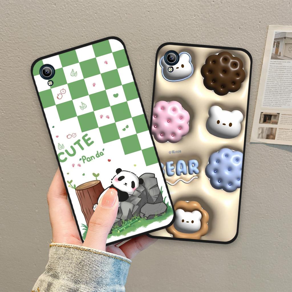 Ốp lưng Vivo Y91 / Y91c  / Y93 / Y95 in hình gấu dâu Lotso, gấu nâu dễ thương