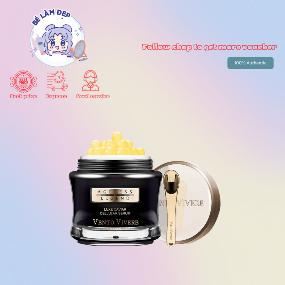 Kem Dưỡng Tái Tạo Da Da Trứng Cá Tầm Vento Vivere (Luxe Caviar)