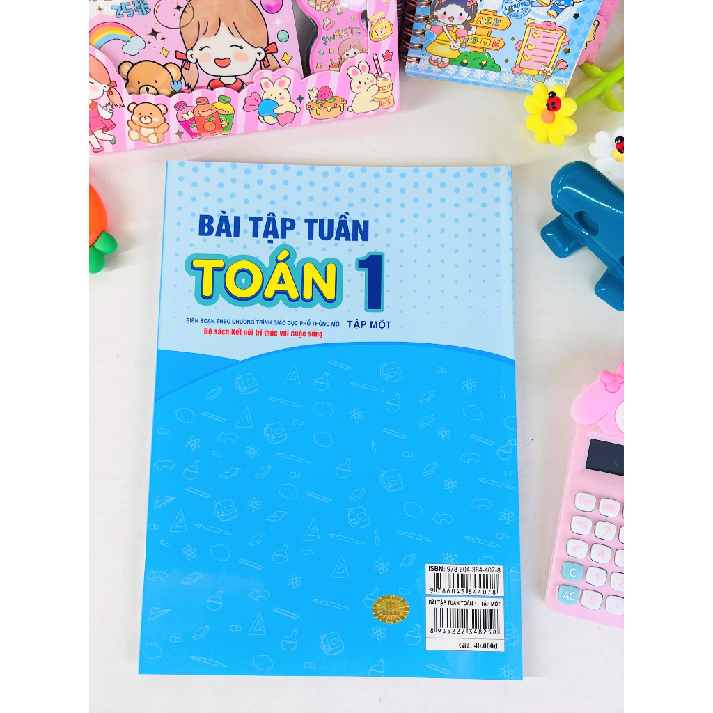 Sách - Combo 2 Quyển Bài Tập Tuần Toán 1 - Biên soạn theo chương trình GDPT mới ( Kết Nối ) - Ndbooks