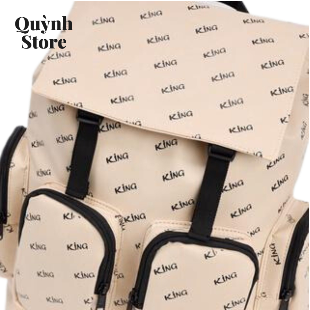 Balo Unisex Backpack King 1 - Màu Kem
