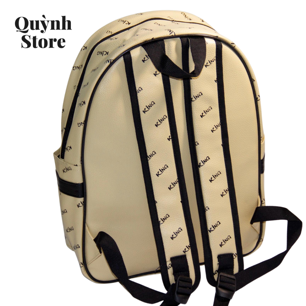Balo Unisex Balo Backpack King 2 - Màu Kem