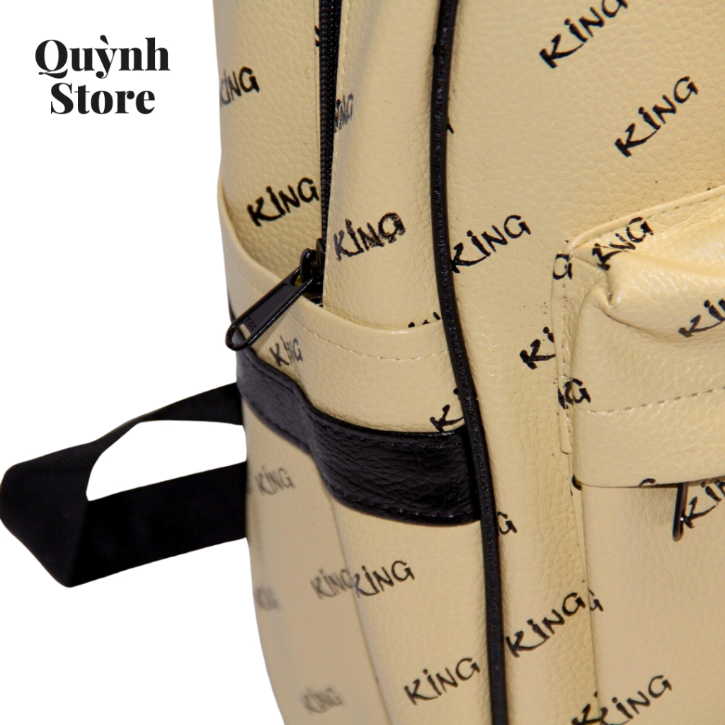 Balo Unisex Balo Backpack King 2 - Màu Kem