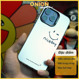 Ốp Nice Day phủ bạc dành cho iPhone Xsmax 11 12 13 14 Pro Promax
