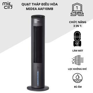 Quạt tháp điều hòa Midea AAF10MB, có kèm điều khiển từ xa - Hàng chính hãng Midea nội địa Trung Quốc