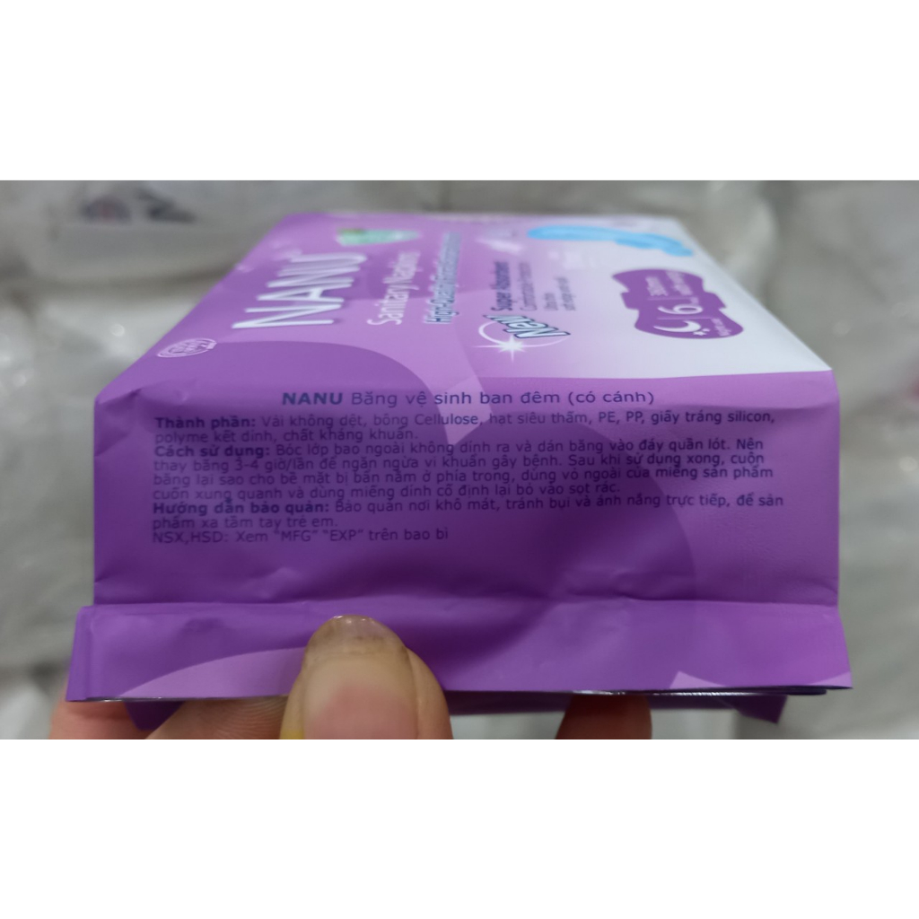 Băng vệ sinh Nanu cao cấp - hàng chính hãng công ty (01 gói)
