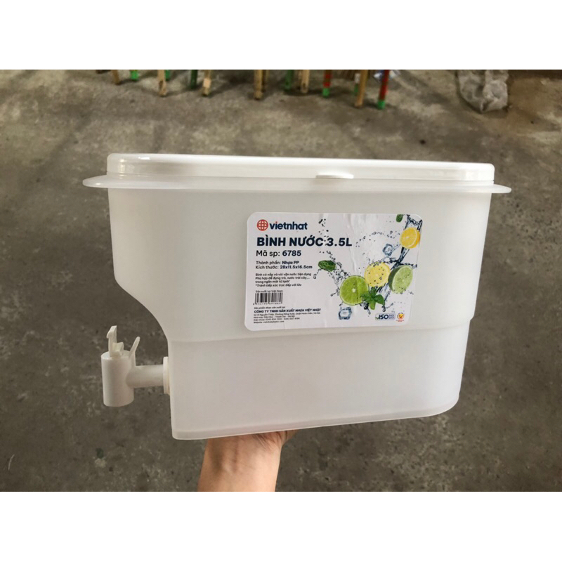Bình đựng nước có vòi 3,5l Việt Nhật