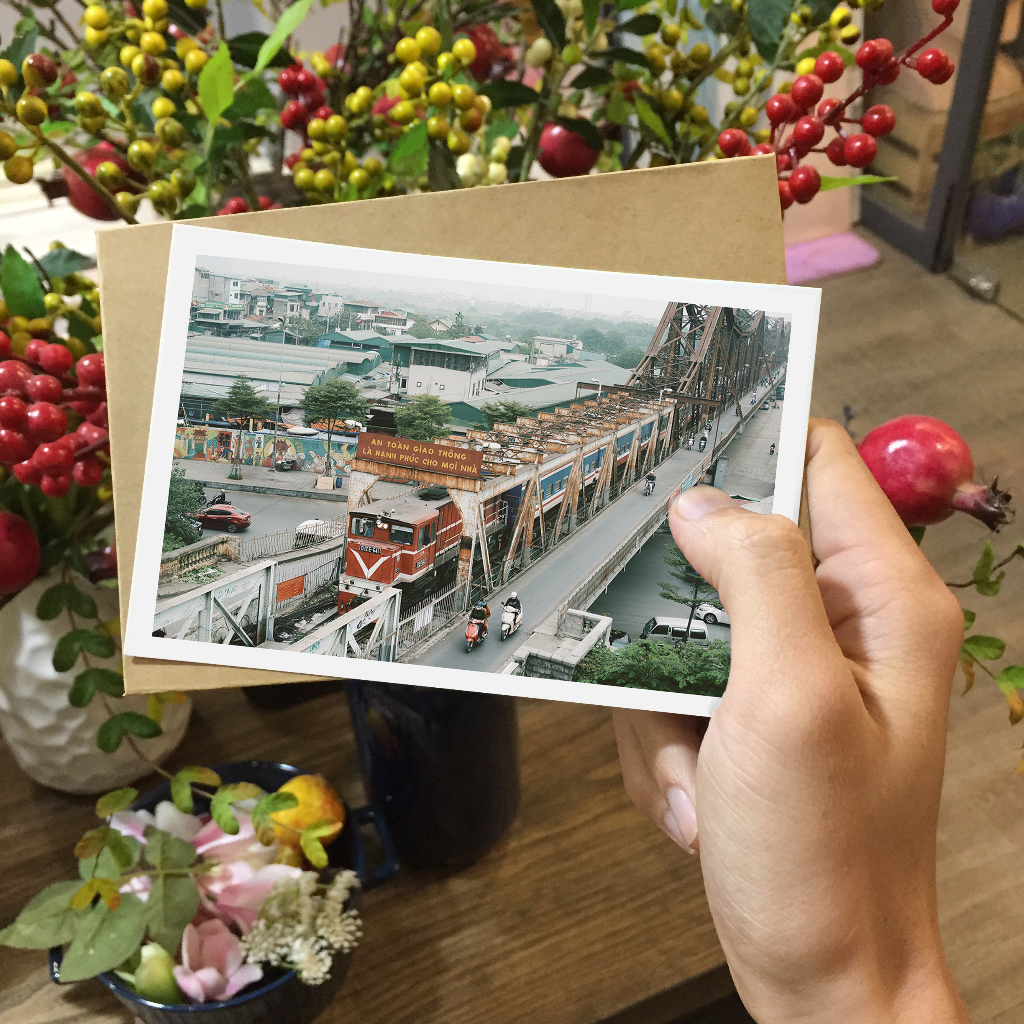 Postcard, Thiệp trang trí, quà tặng lựu niệm chủ đề Việt Nam VN10 , Kích thước 10x15, Tặng kèm bì thư giấy Kraft