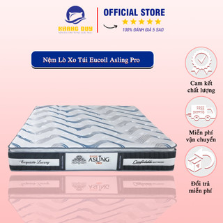 Đệm lò xo đệm khang duy - nệm lò xo túi khách sạn eucoil asling pro kim cương cao 28cm mang lại cảm giác êm ái