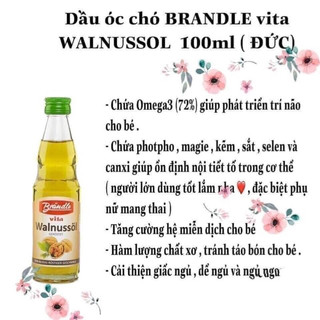 Dầu óc chó đức 100ml [ date 4/2025]