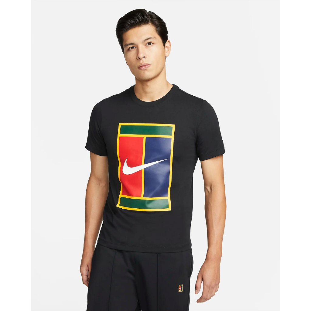 Áo Thun Ni.ke Court Logo Tennis tem vuông xịn! chỉ duy nhất size S âu