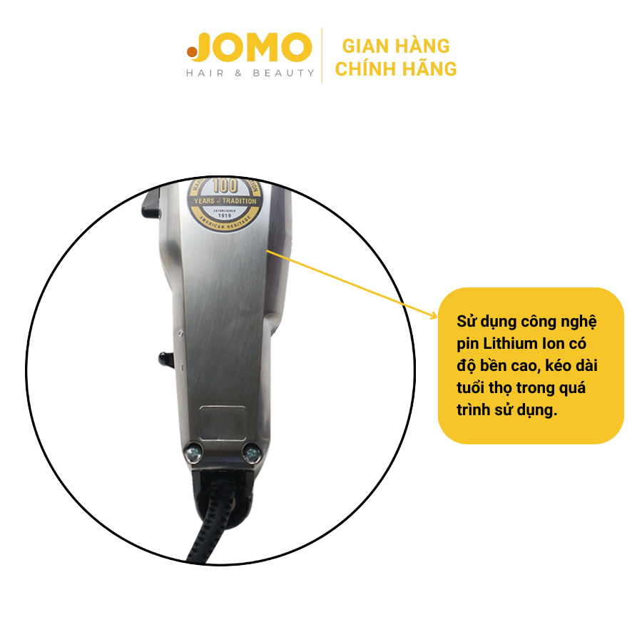 Tông đơ cắt khung WAHL Super Taper Silver chính hãng nhập khẩu Mỹ - Jomo Hair & Beauty