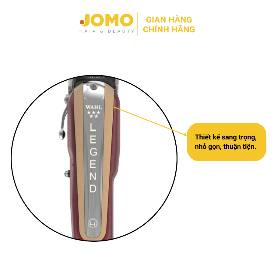 Tông đơ cắt tóc Wahl Legend Li tông chuyên nghiệp nhập khẩu Mỹ  - Jomo Hair & Beauty