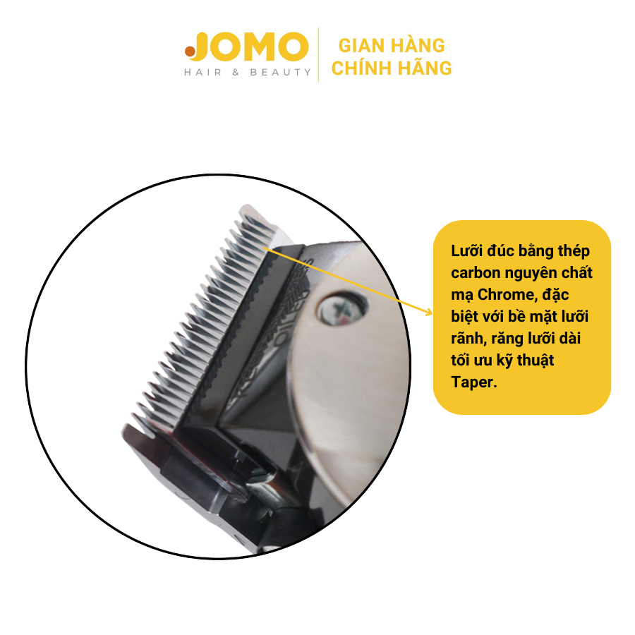 Tông đơ cắt khung WAHL Super Taper Silver chính hãng nhập khẩu Mỹ - Jomo Hair & Beauty