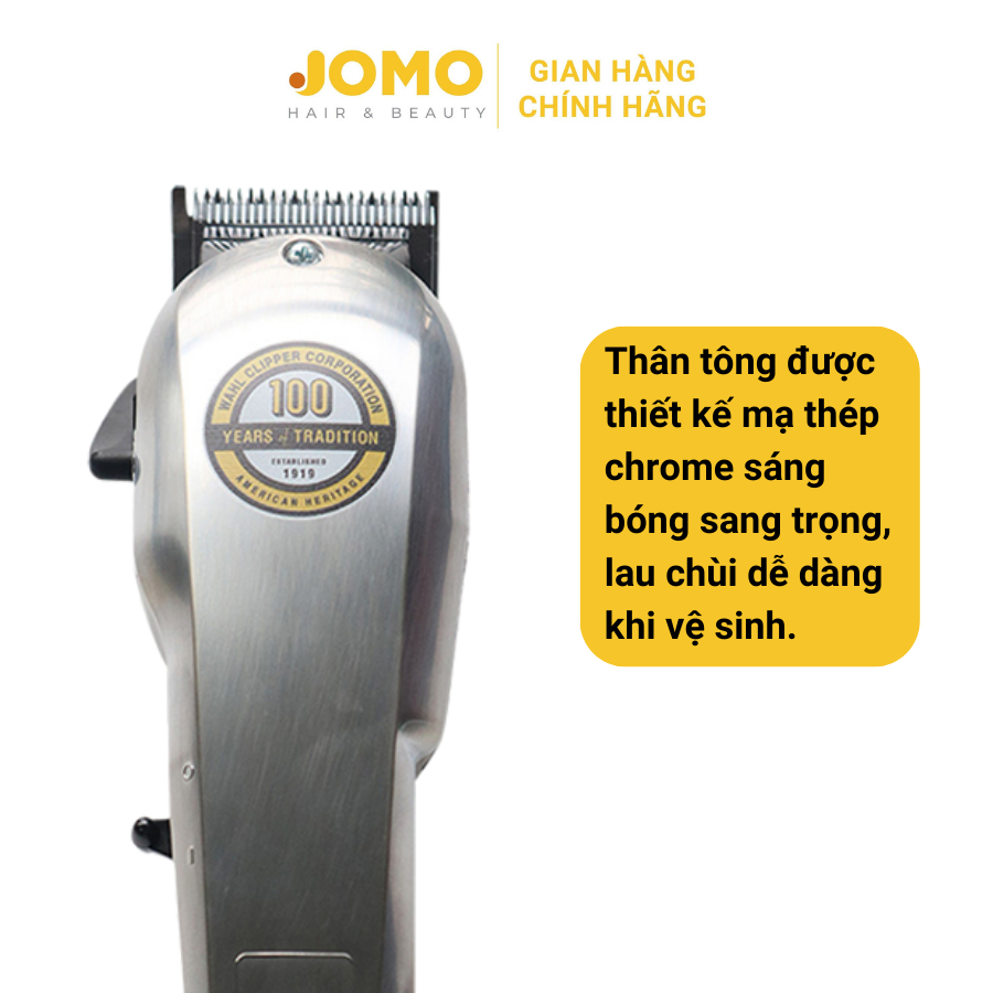 Tông đơ cắt khung WAHL Super Taper Silver chính hãng nhập khẩu Mỹ - Jomo Hair & Beauty