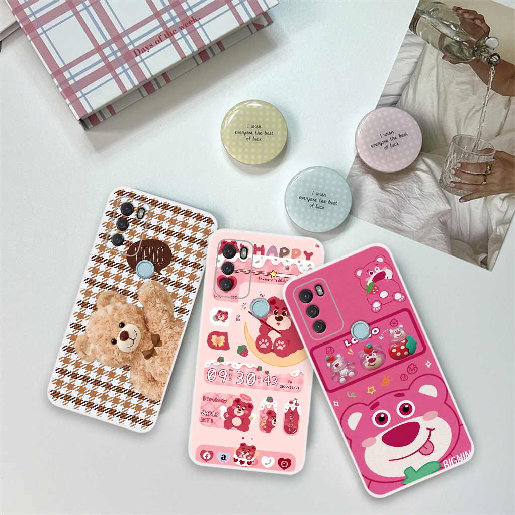 Ốp lưng Vsmart Star 5 in hình gấu dâu Lotso, gấu nâu dễ thương