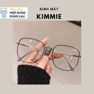Kính vuông kim loại sẵn độ cận, gọng kính đa giác kim loại, gọng kính sẵn độ cận Kimmie