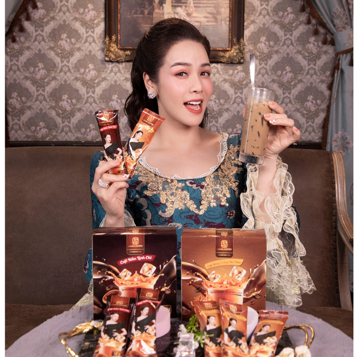 Cà phê đông trùng hạ thảo cà phê nấm linh chi Laura Sunshine Nhật Kim Anh thơm ngon đậm vị hảo hạng
