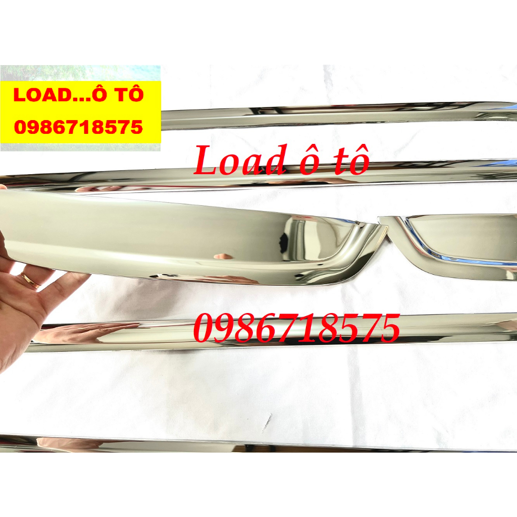 Nẹp Viền Chân Kính, Cong Kính Xe Ford Ranger 2023 Mẫu Inox Cao Cấp