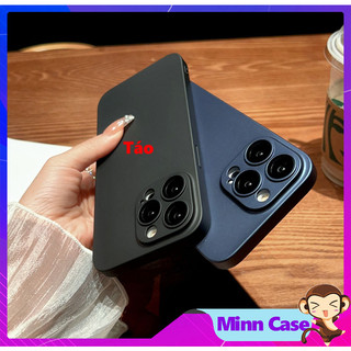 Ốp điện thoại ip PC cứng siêu mỏng bề mặt nhám có Lens bảo vệ camera cho 14 13 11 Pro MAX 14 Plus 12 Pro MinnCase