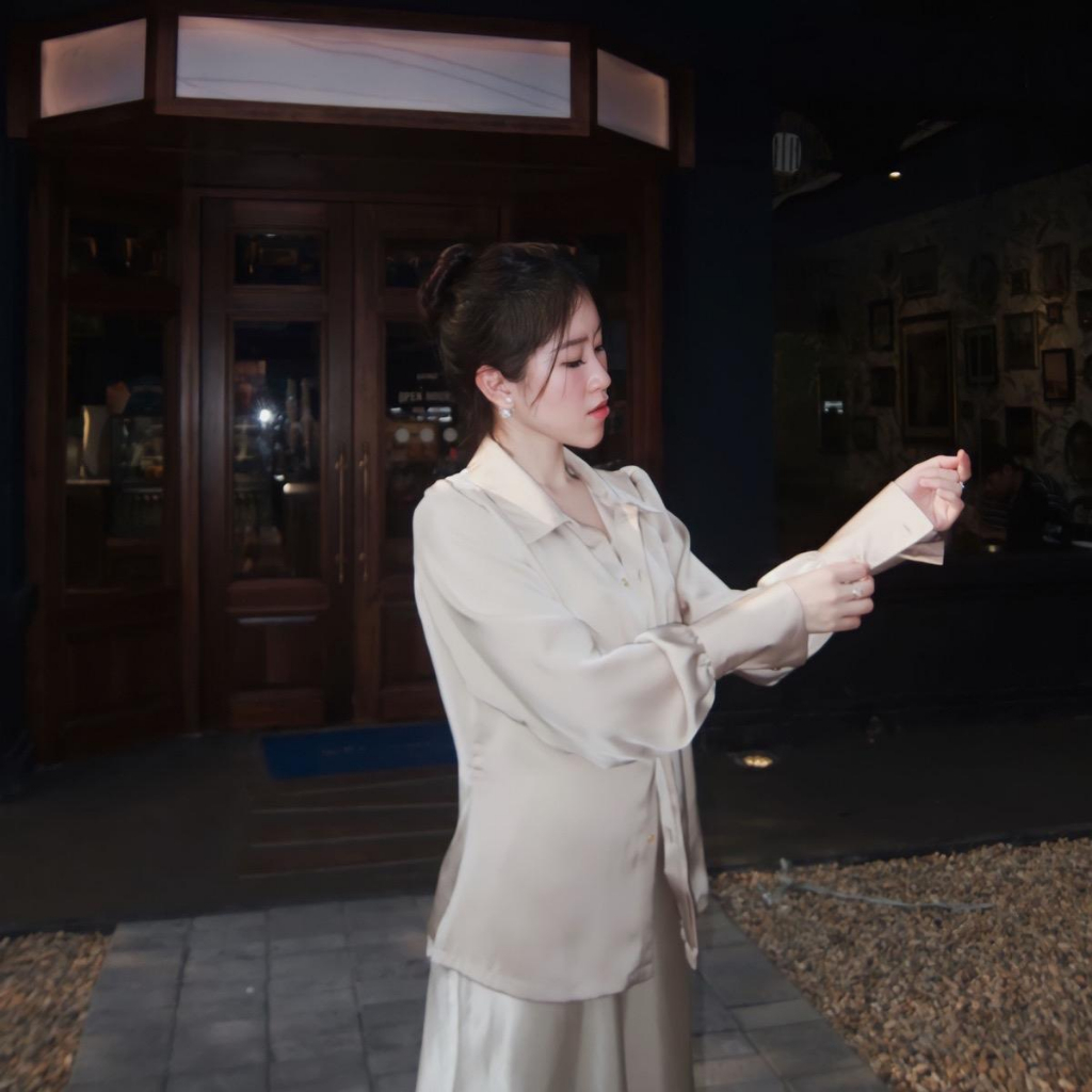 Áo Sơ Mi Lụa Hàn Châu