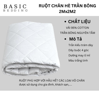 Ruột chăn dùng mùa hè mỏng 2mx2m2 ruột chăn cao cấp