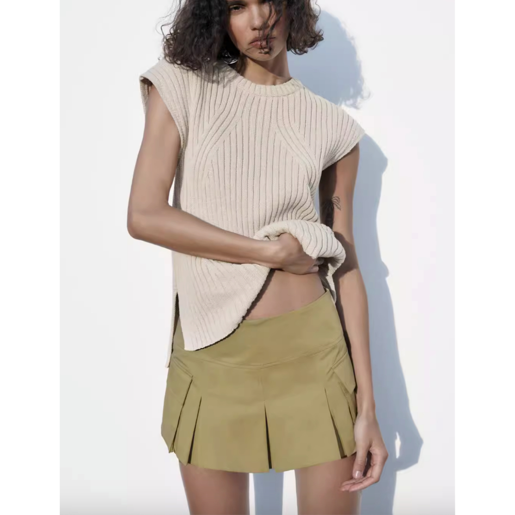 Quần đùi short giả chân váy có lót trong Zara xuất khẩu, xuất dư