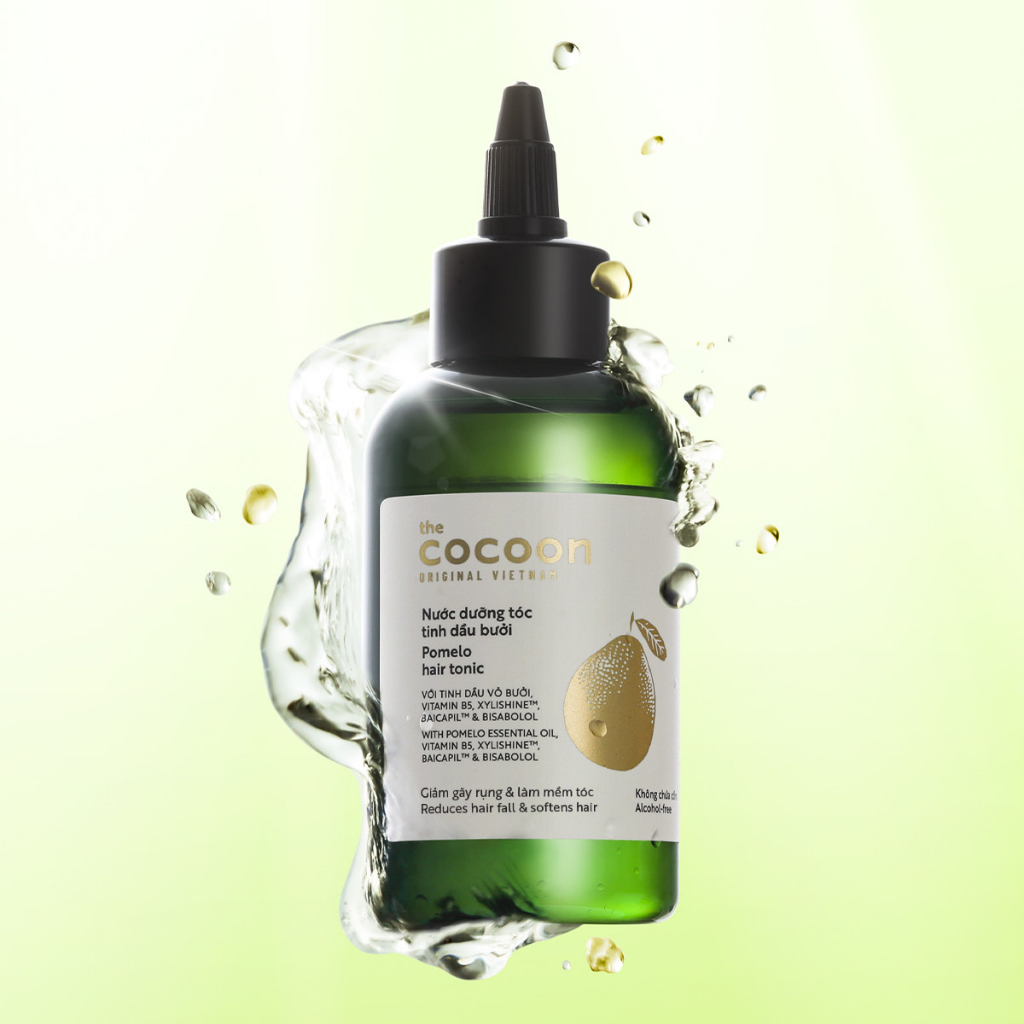 Nước dưỡng tóc tinh dầu bưởi Cocoon giúp Giảm Gãy Rụng Tóc & Nước dưỡng tóc Sachi giúp Cấp ẩm PHỤC HỒI 140ml- Chính Hãng