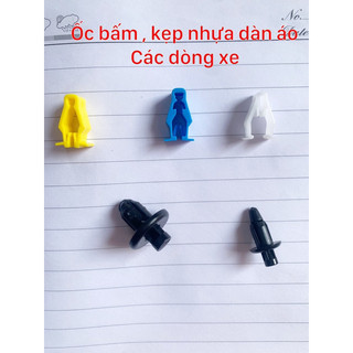 Ốc bấm , chốt nhựa dàn áo các dòng xe
