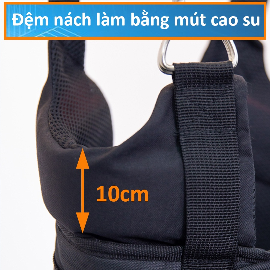 Đai kéo giãn cột sống giảm đau lưng, thoái hóa, thoát vị đĩa đêm, TẶNG xà đơn treo tường