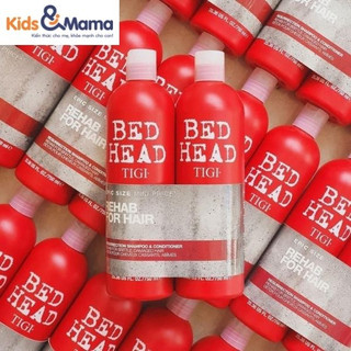 Dầu gội xả tigi đỏ bedhead chính hãng cặp dầu gội xả phục hồi hư tổn 750ml hàng đức chính hãng