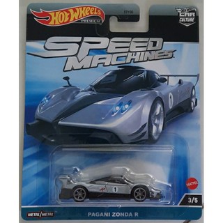 Xe mô hình Hot wheels car culture speed machines pagani zonda r