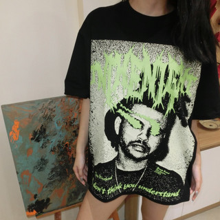Áo Thun 4ART THE WEENKND In The Night Unisex Cotton Boxy Cổ tròn