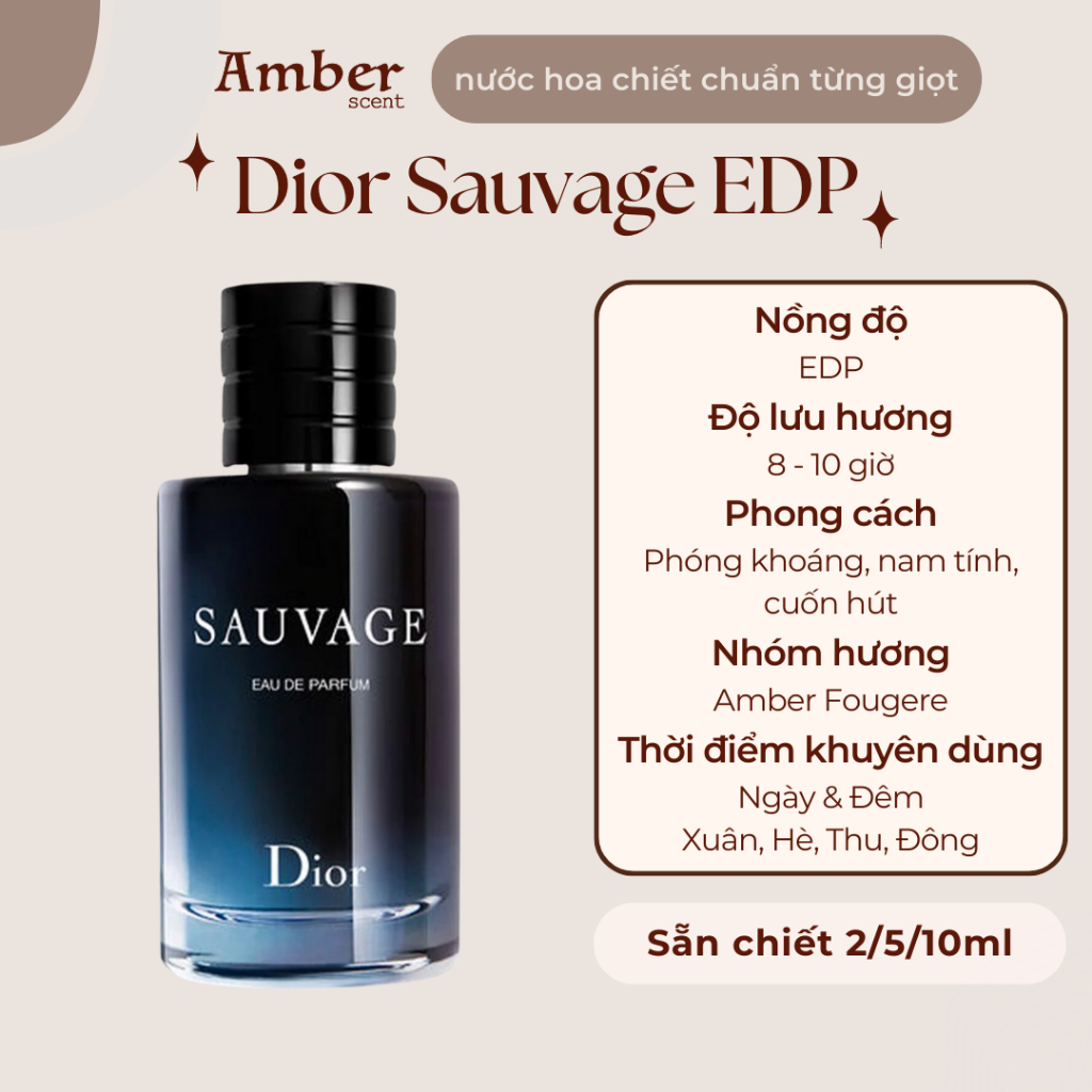 Mẫu thử nước hoa nam D.ior Sauvage EDP