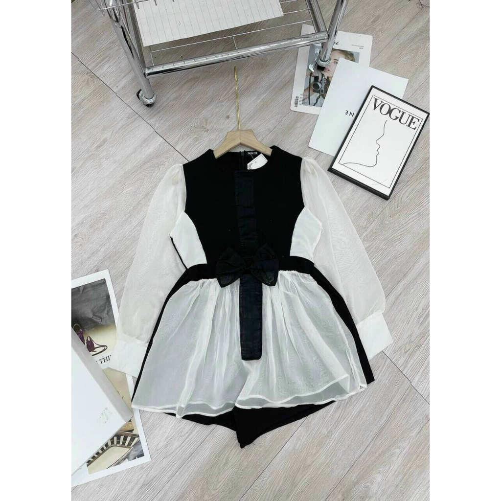 Set Áo Sơ Mi Tay Dài Kèm Quần Short Cao Cấp, Chất Vải Voan Dày Đẹp, Tôn Dáng Cực Sang Trọng ( Bigsize 40-53kg )